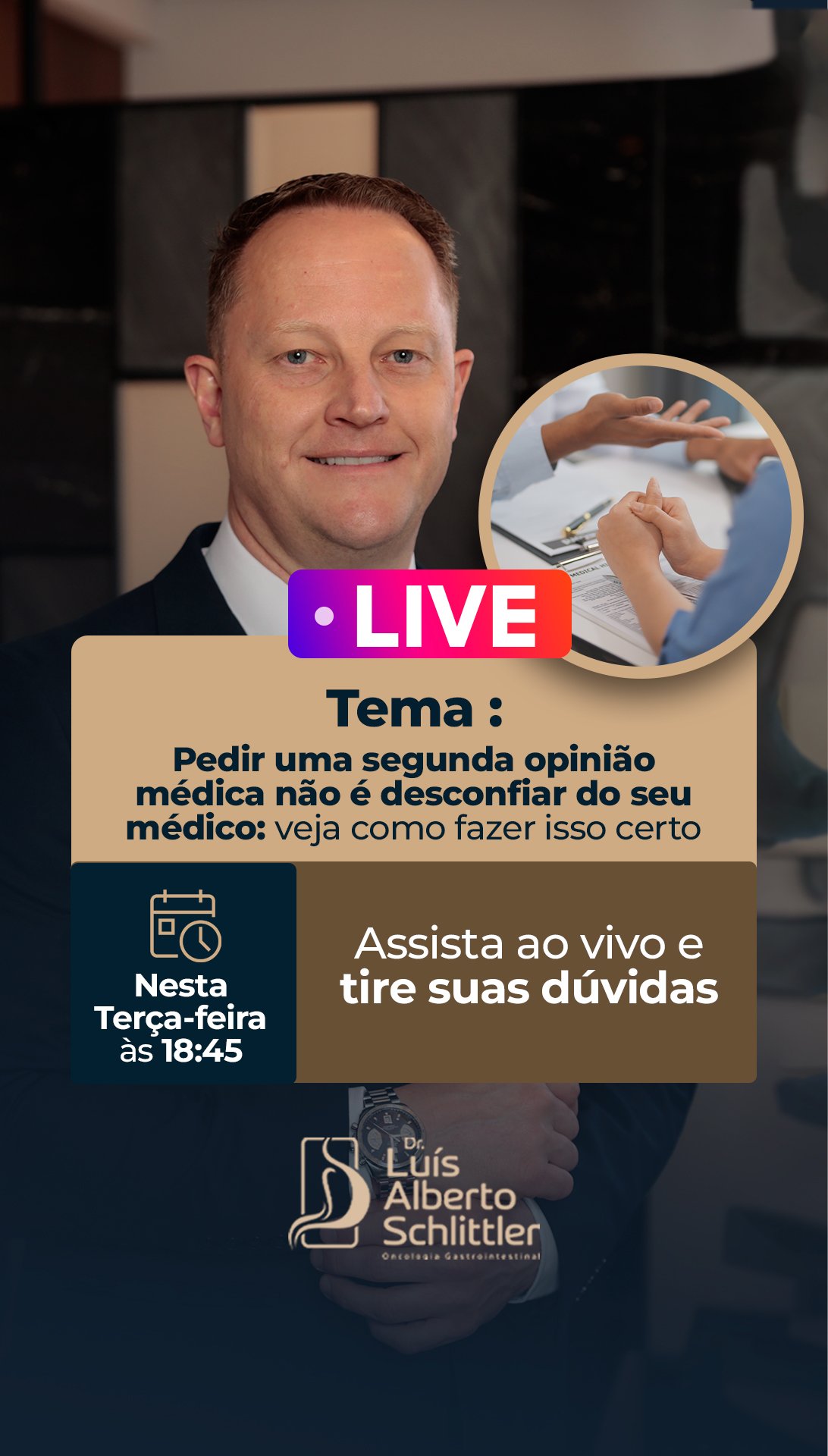 Anúncio de Dr. Luís Alberto Schlittler